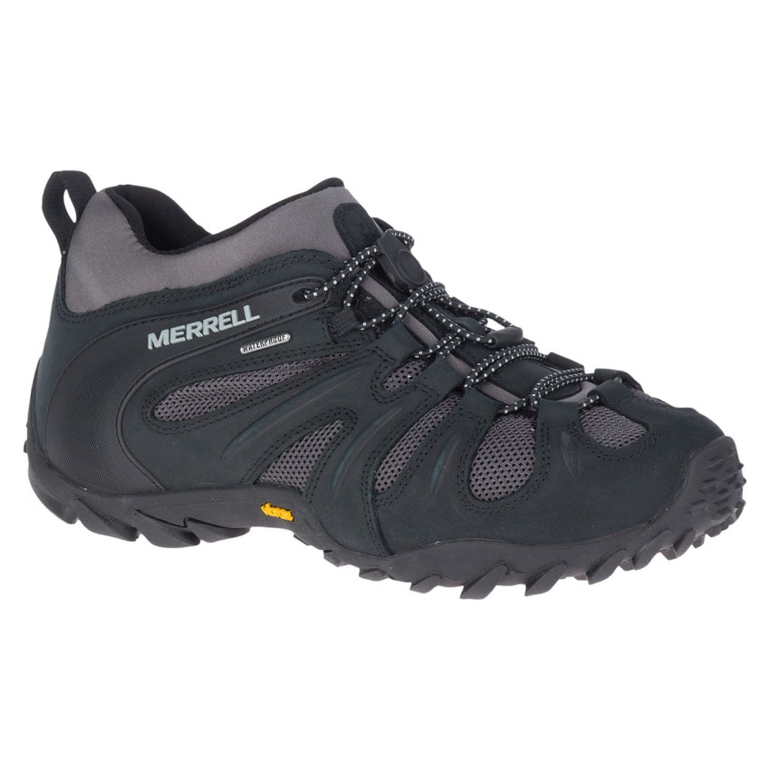 Chaussures Randonnée Merrell Chameleon 8 Stretch Waterproof Noir Homme | H.V.WMLS